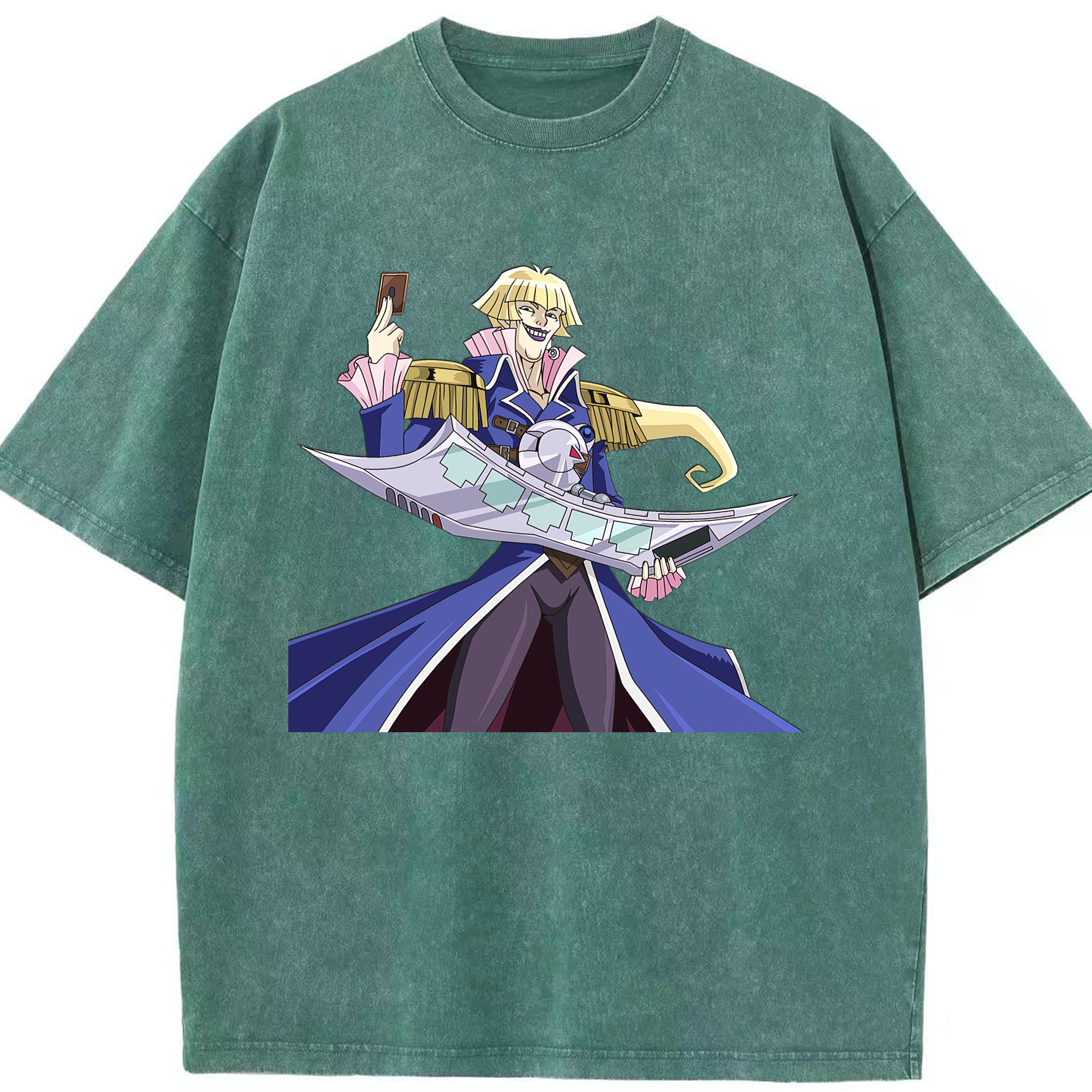 （画像用） 遊☆戯☆王 Yu-Gi-Oh! 綿100% ヴィンテージ風 半袖Tシャツ（フロントプリント）